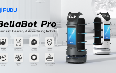 Pudu Robotics Unveils BellaBot Pro: Upgrade to Their Popular BellaBot Delivery Robot Line
